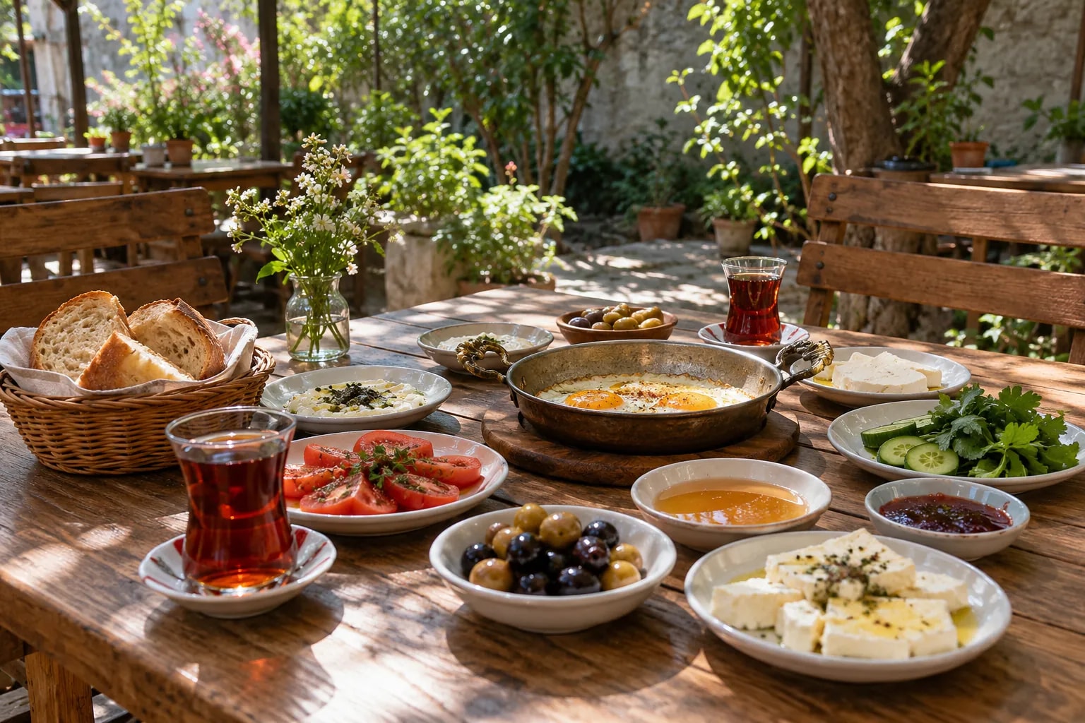 Kahvaltı salonu: iş yerinden bir görünüm