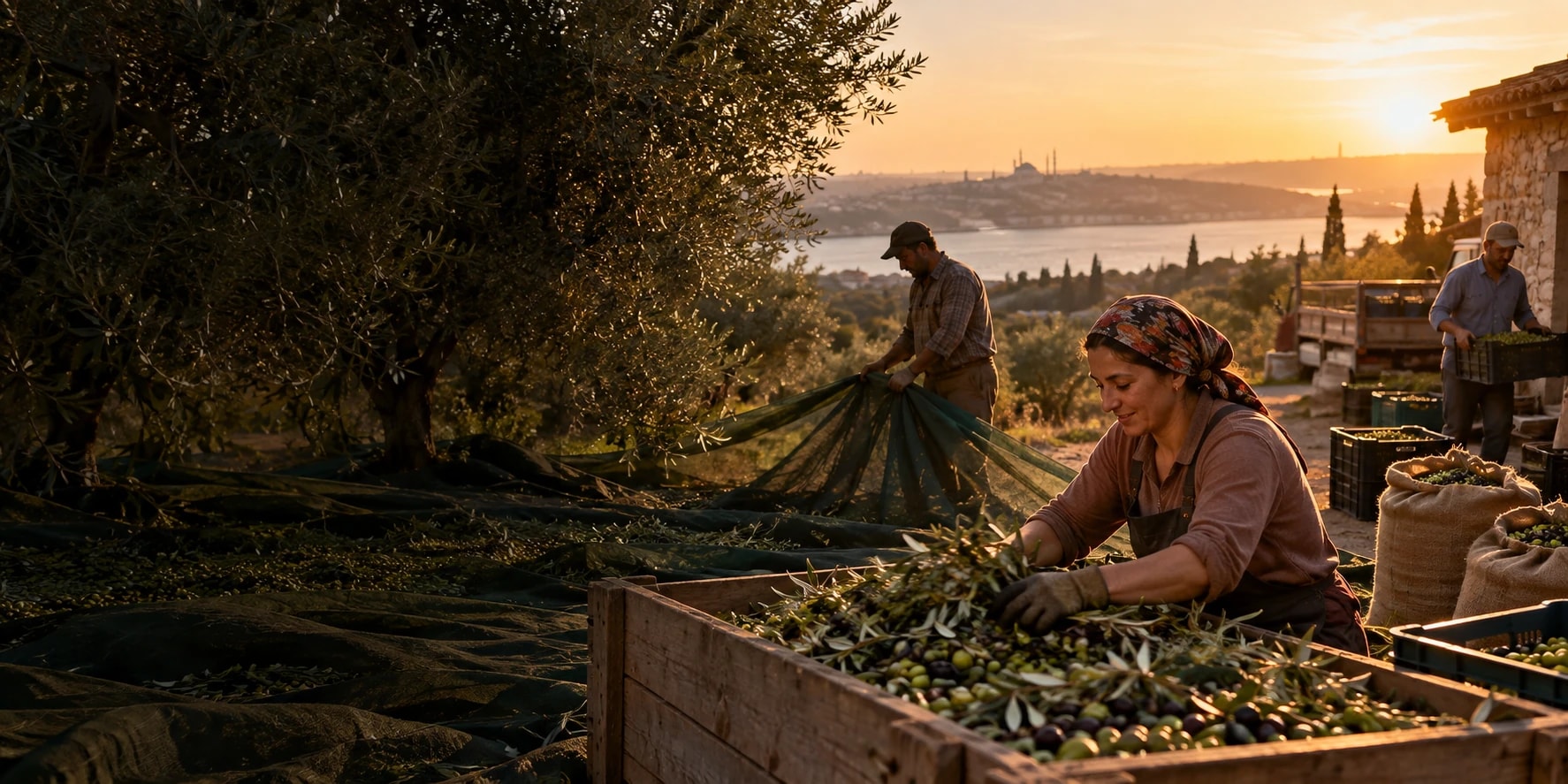 Tarım üreticisi: iş yerinden bir görünüm