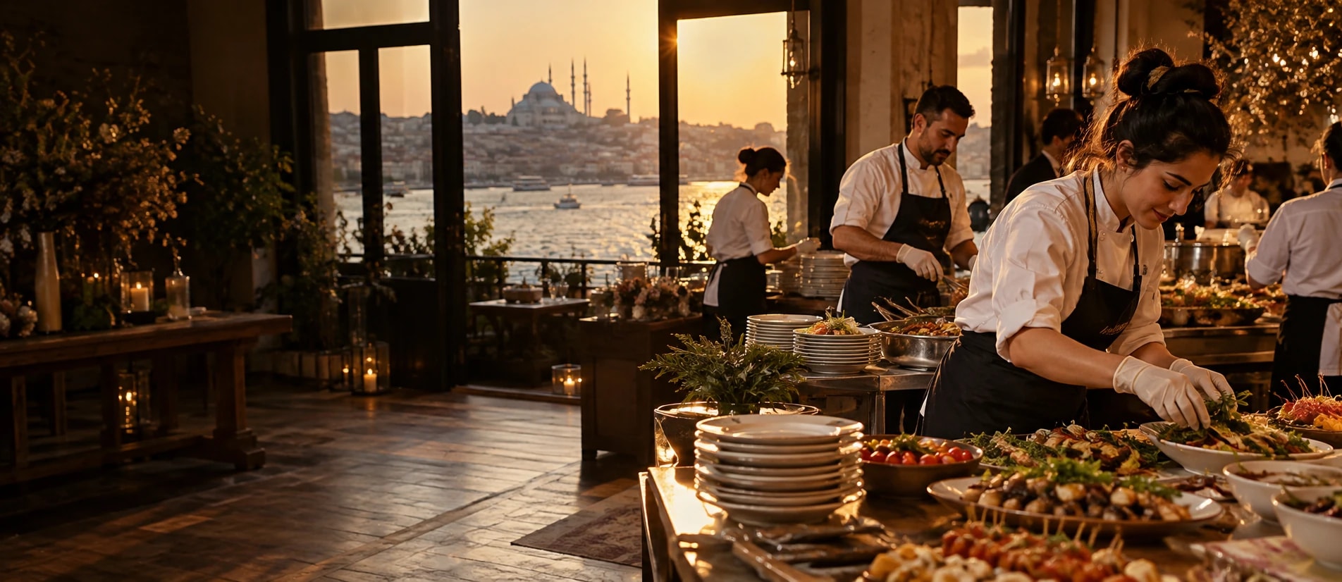 Catering / toplu yemek: iş yerinden bir görünüm