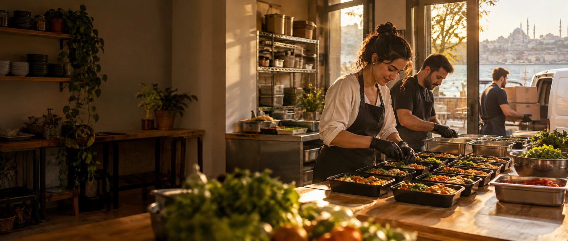 Diyet yemek / meal-prep: iş yerinden bir görünüm