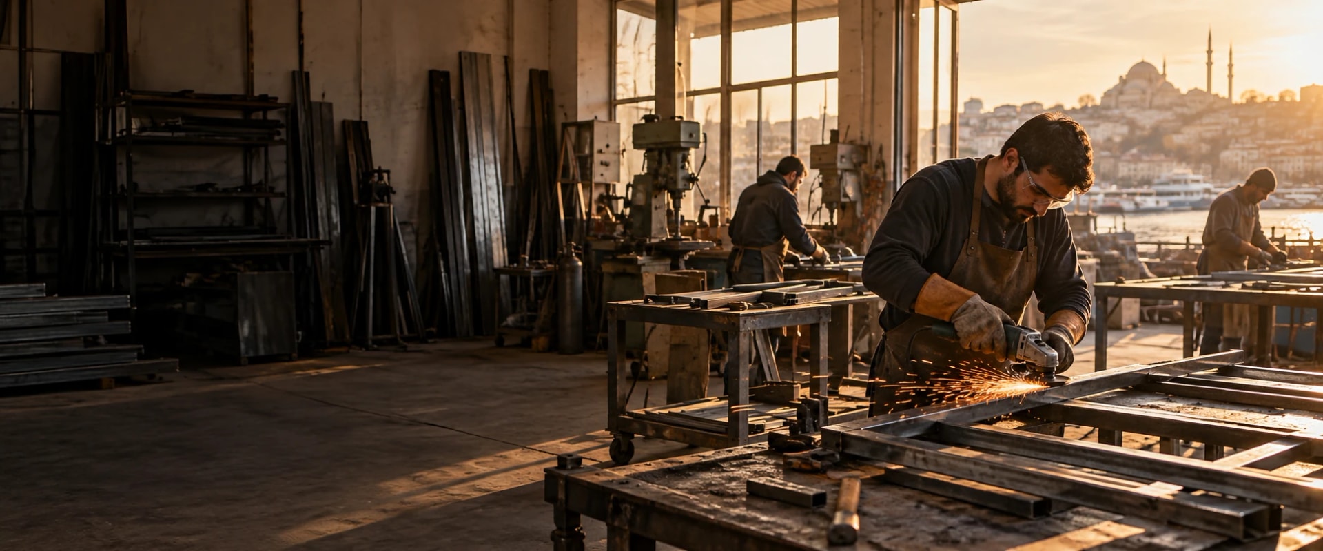 Metal işleme / imalat: iş yerinden bir görünüm