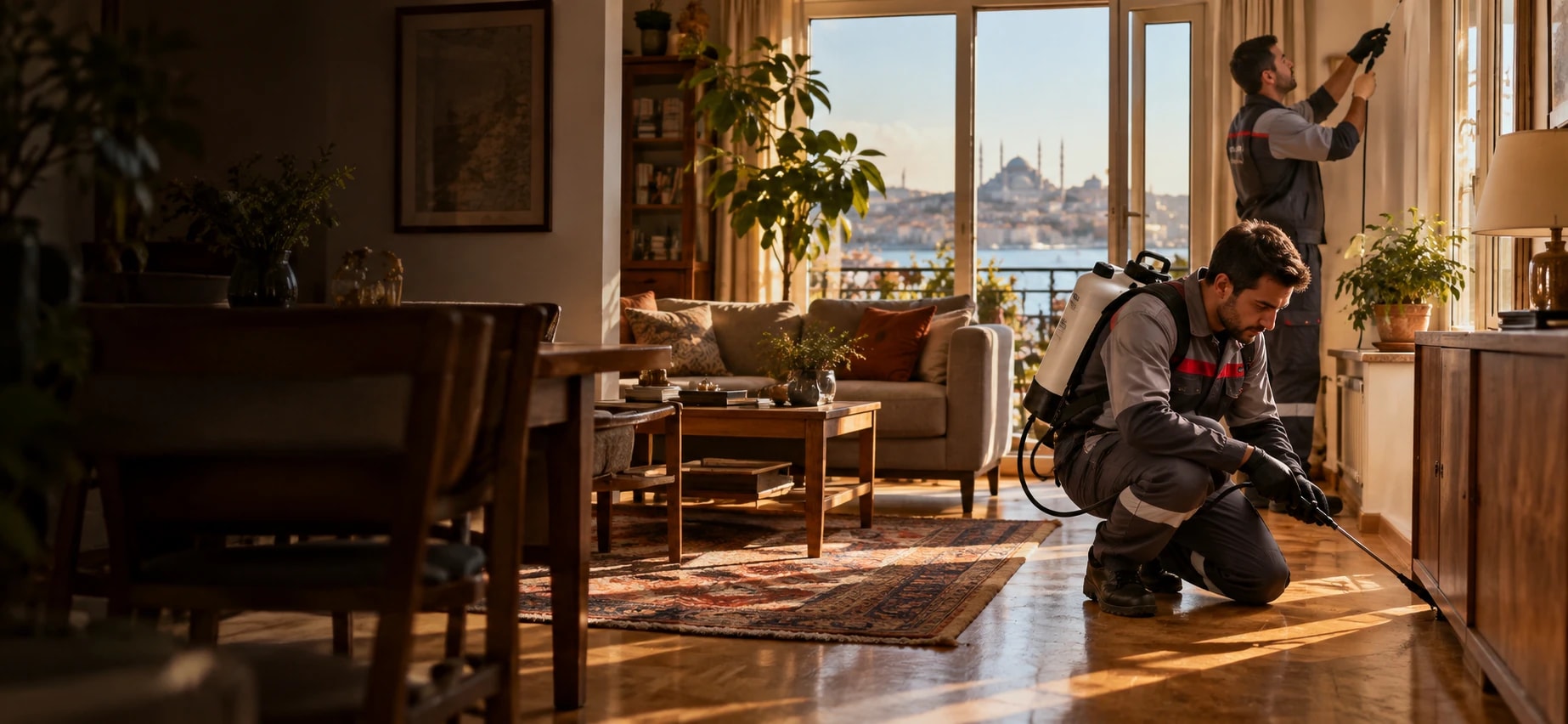 İlaçlama / haşere kontrol: iş yerinden bir görünüm