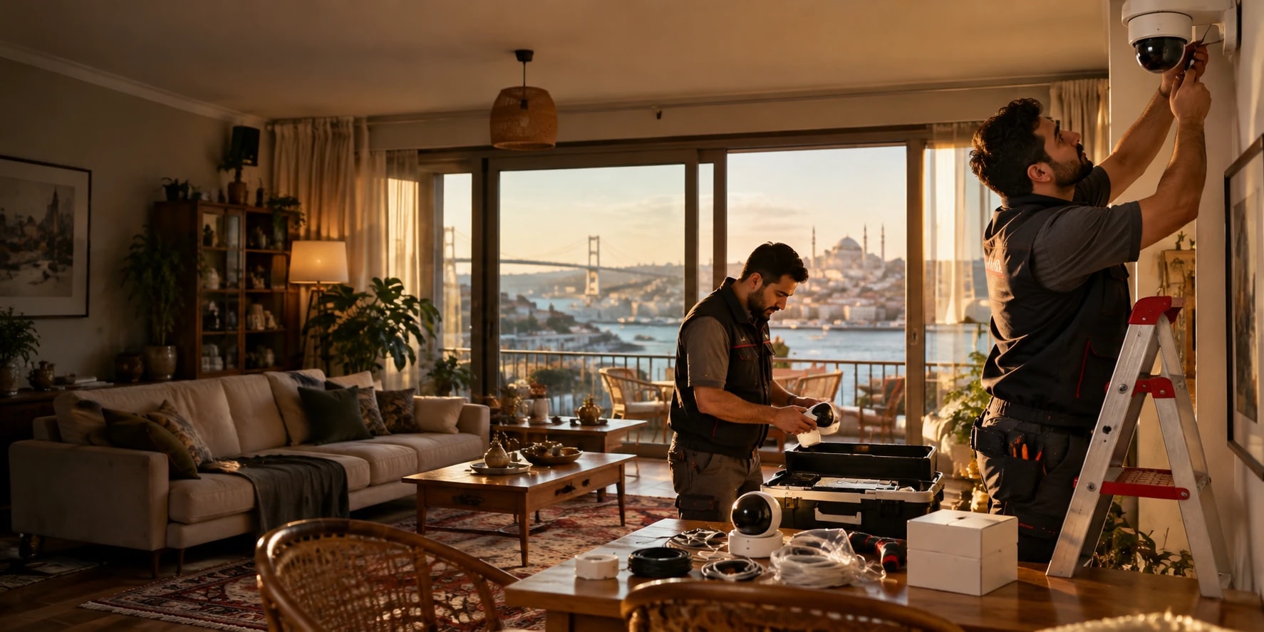 Alarm ve kamera sistemleri: iş yerinden bir görünüm