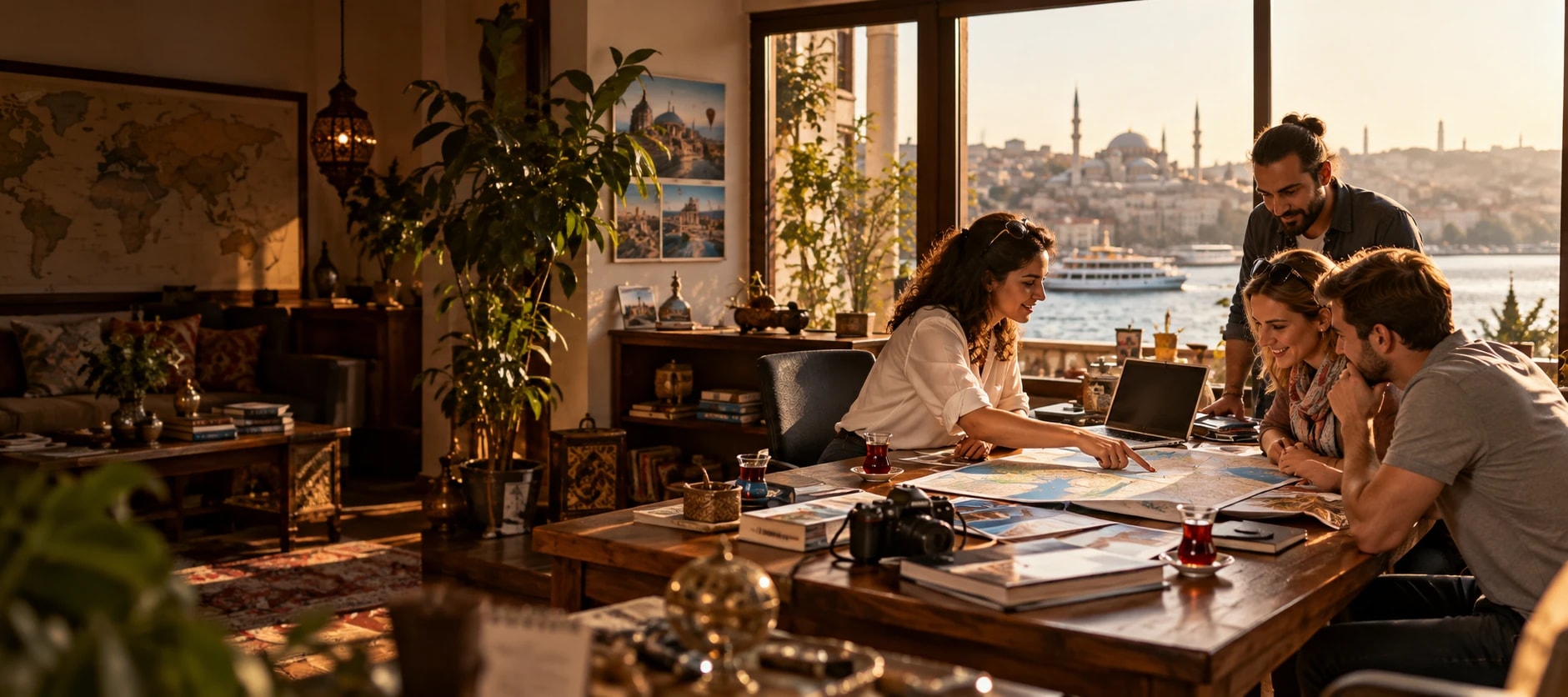 Tur operatörü: iş yerinden bir görünüm