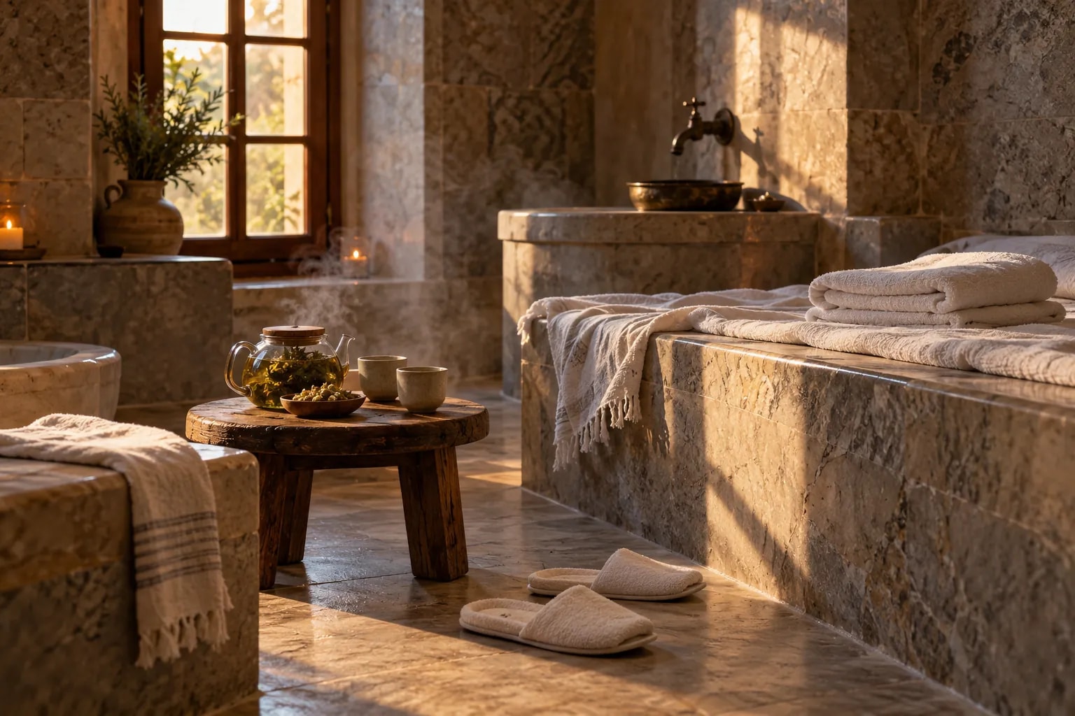 Spa merkezi: iş yerinden bir görünüm