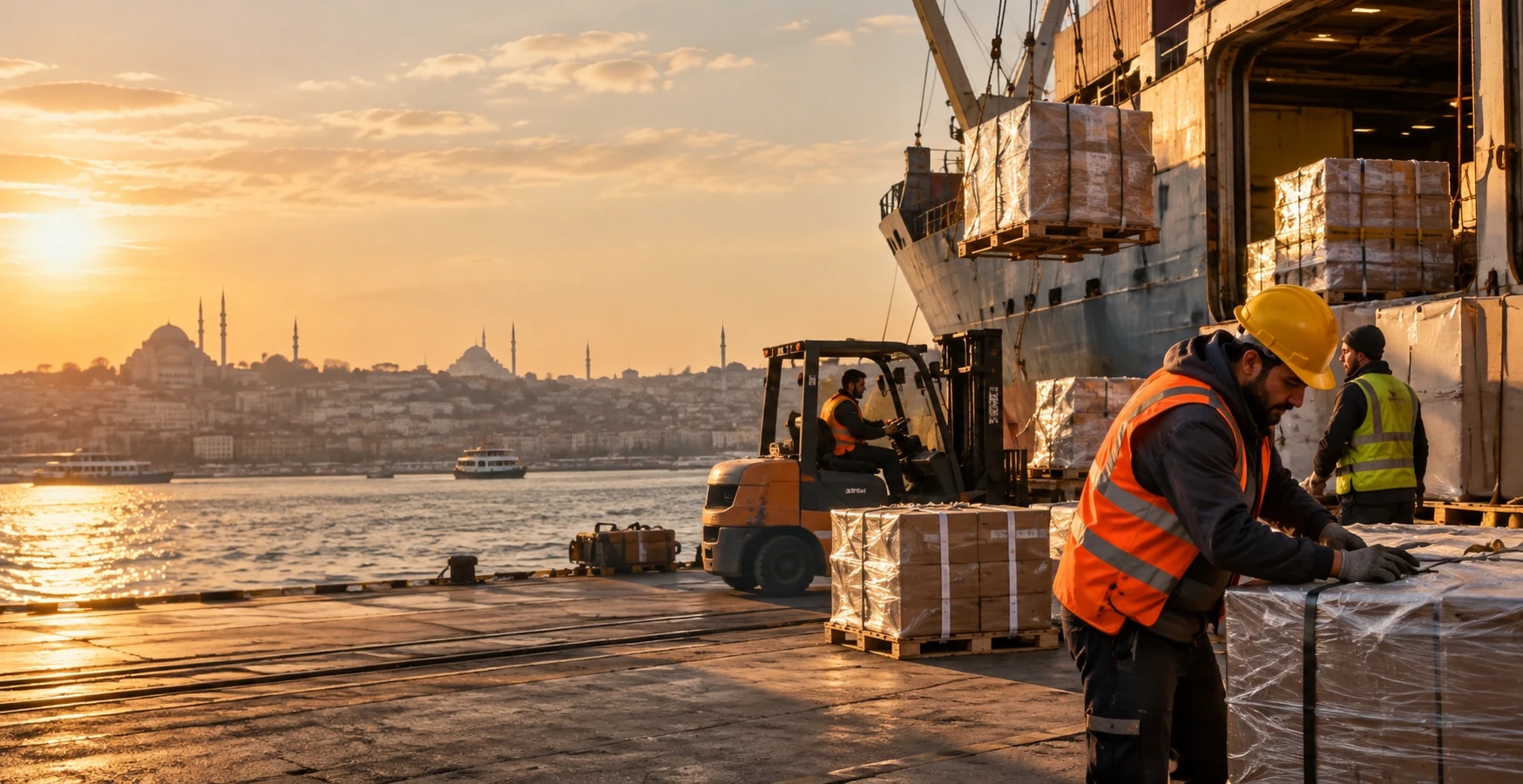 Lojistik ve nakliye: iş yerinden bir görünüm