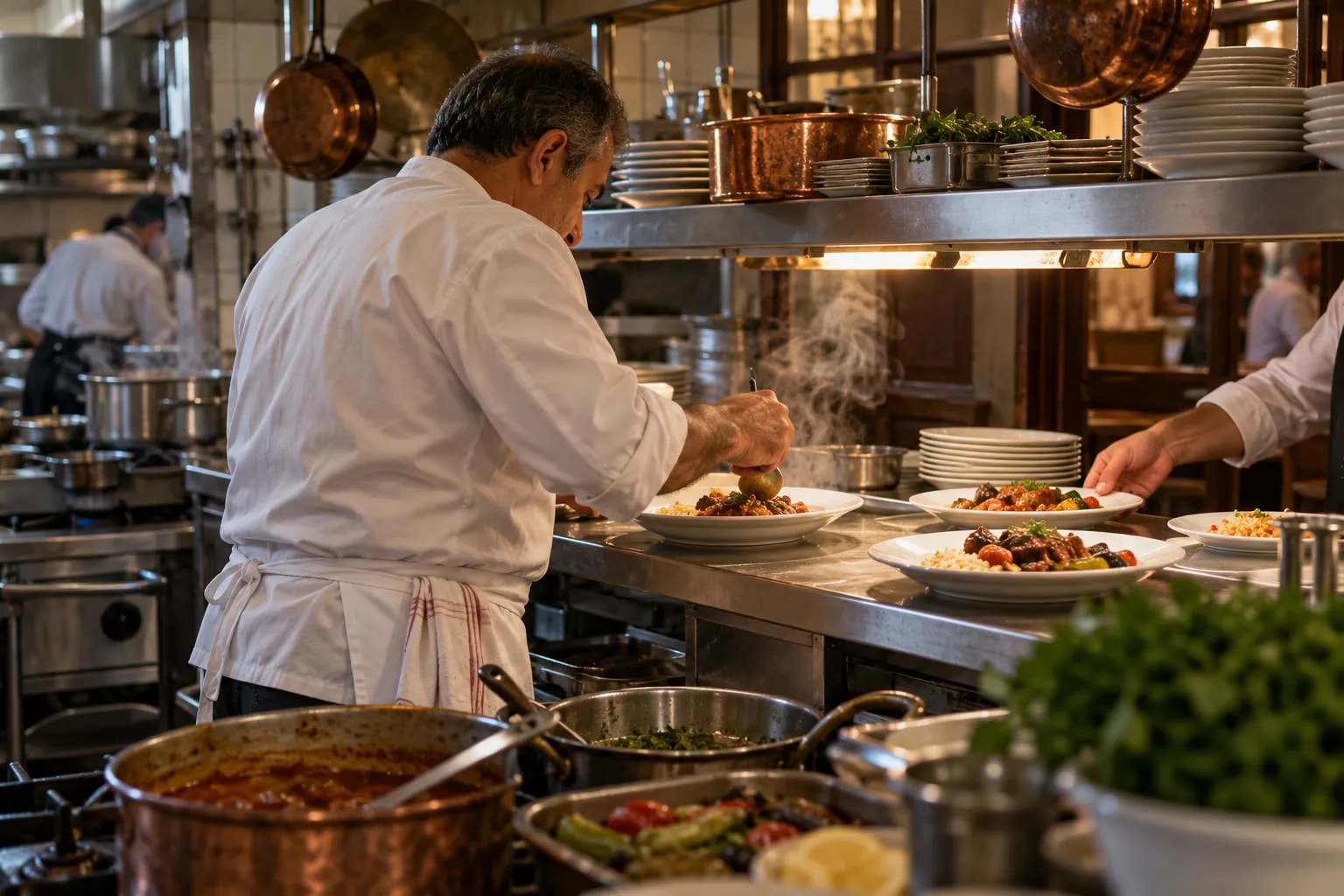Restoran: iş yerinden bir görünüm